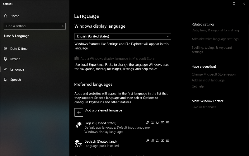 Actions Task Settings